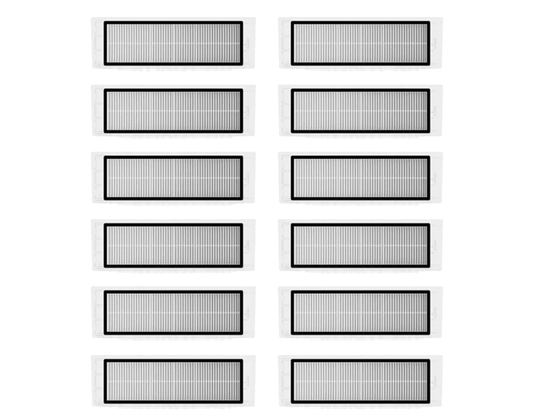 Acessório para Aspiradores XIAOMI Pacote 12 Filtros Hepa S6 S5 Max S60 S65 S5 S50 S55 E25 E35