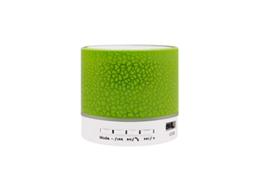 Coluna Bluetooth Luz Colorida Plug-in Card Computador Mini Subwoofer Botão De Áudio Pequeno Sem Fio Big Crack + Cabo Amarelo*