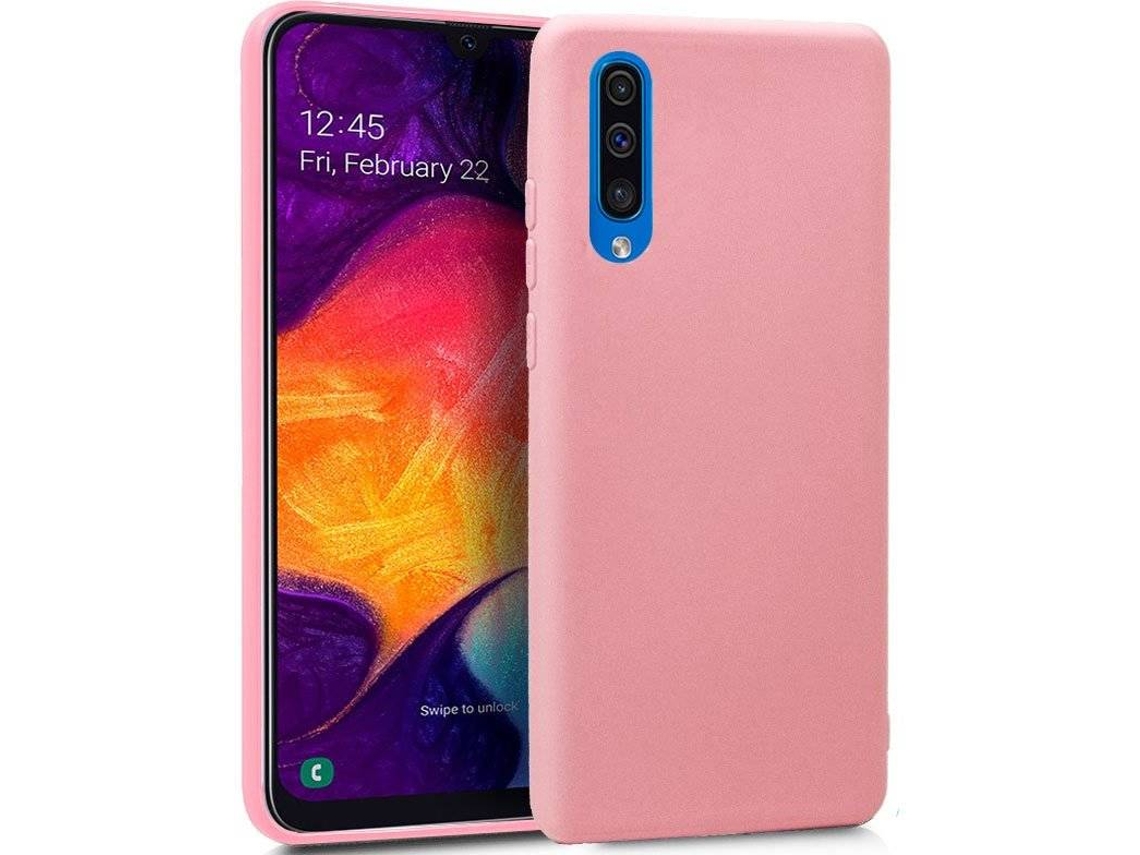Capa Samsung Galaxy A50/A30s COOL Silicone Rosa