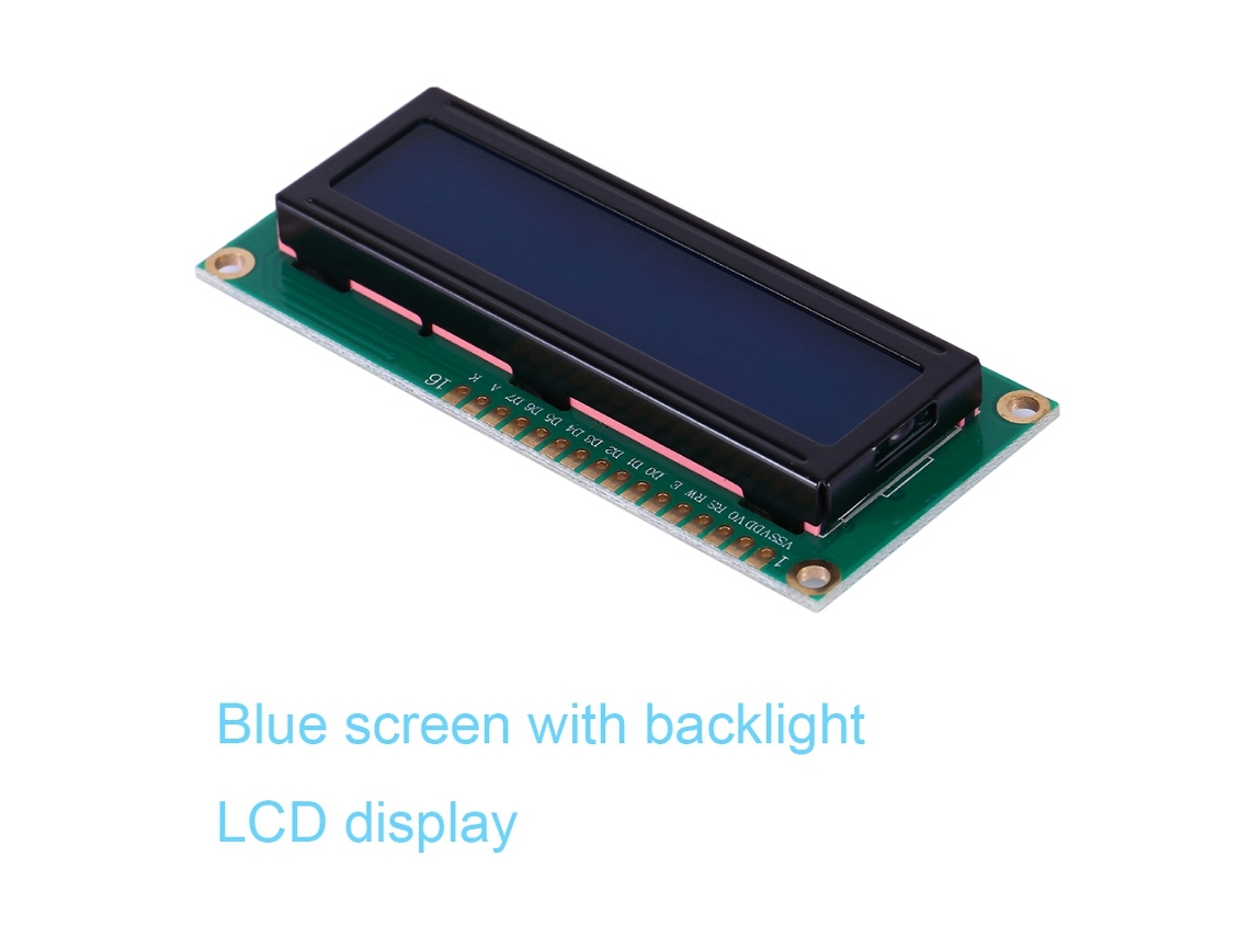 Módulo De Display Lcd 1602 Com Tela Azul E Luz De Fundo Para Equipamentos De Rede