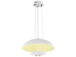 Projeto de Suspensão Led Dome White 24W Eq. 192W Diam. 450Mm