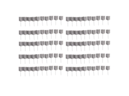 100pcs Cesto De Malha Fertilizante Aço Inoxidável Jardim Coluna