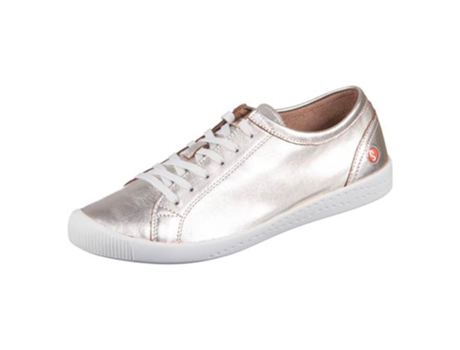Sapatos de Mulher SOFTINOS Pele Dourado (36)