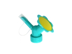Bico De Rega Portátil Girassol Dual Uso Equipamento Jardim Azul