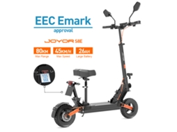 Trotinete Elétrica Joyor S8e (certificada Eec Emark - Autonomia Máx. 80km - 800w - 48v 26ah - 45km/h - Display Integrado Nfc - Assento Removível)
