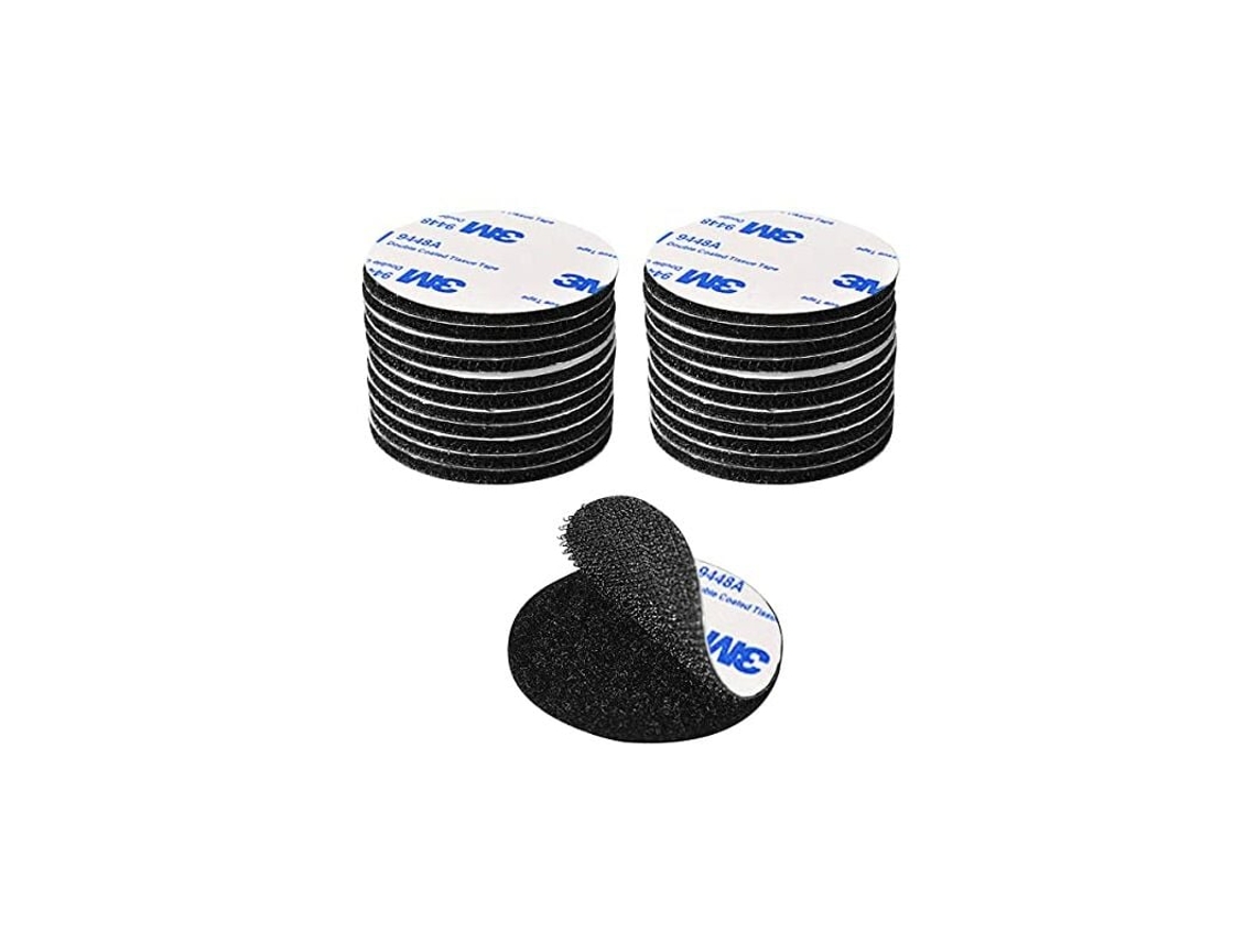 Fita Adesiva Dupla Face Extra Forte 3m, Preta Reutilizável Para Diy/molduras De Fotos, 20 Peças