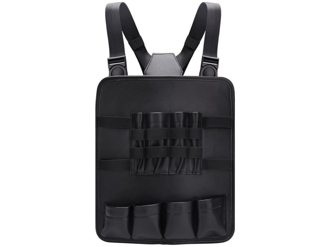 Cesto De Barber - Cinto Com Fita Ajustável - Cesto Multifuncional - Design Ergonômico - Preto - Para Barbearias - Acesso Rápido