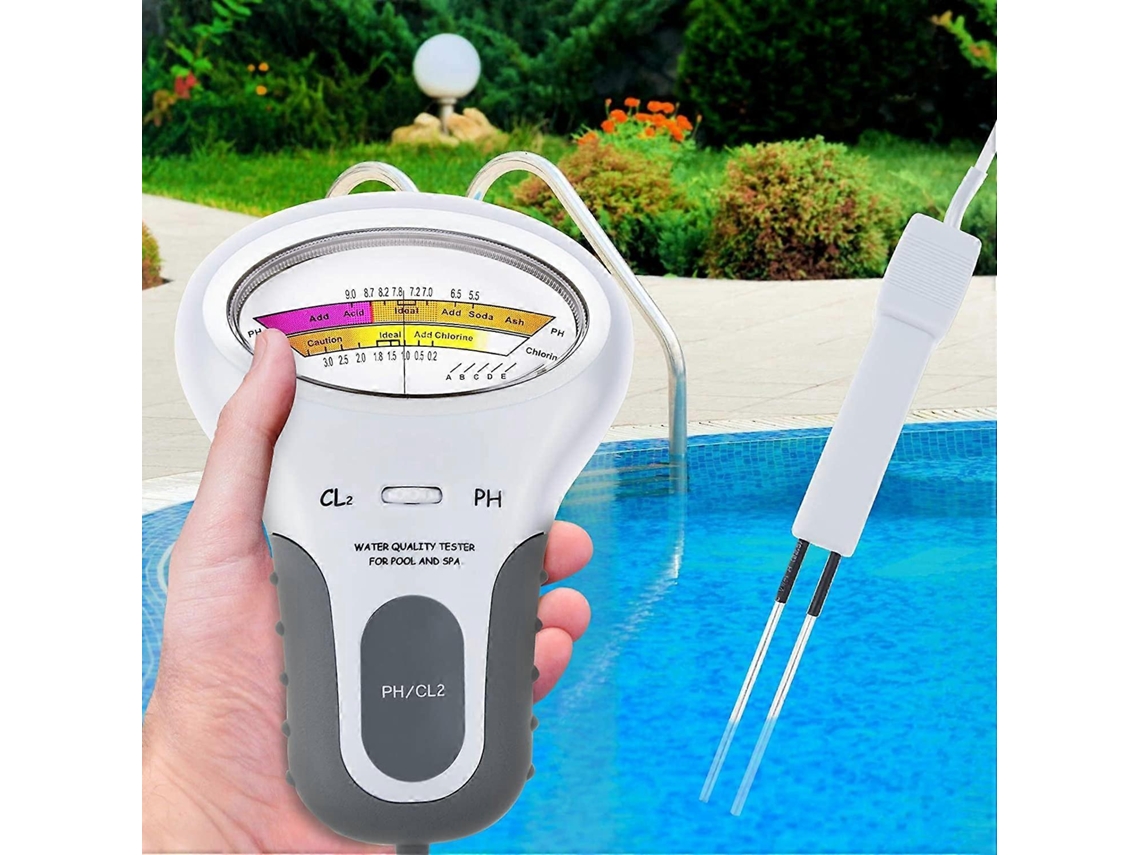 Medidor De Cloro E Ph 2 Em 1 Para Piscinas