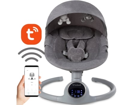 Espreguiçadeira 2 Em 1 Reve Cinza/prata Kidwell