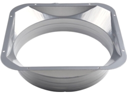 10 25,4 Aço Ar (250 Flange De Ventilação Metálica Para Conector De Duto)