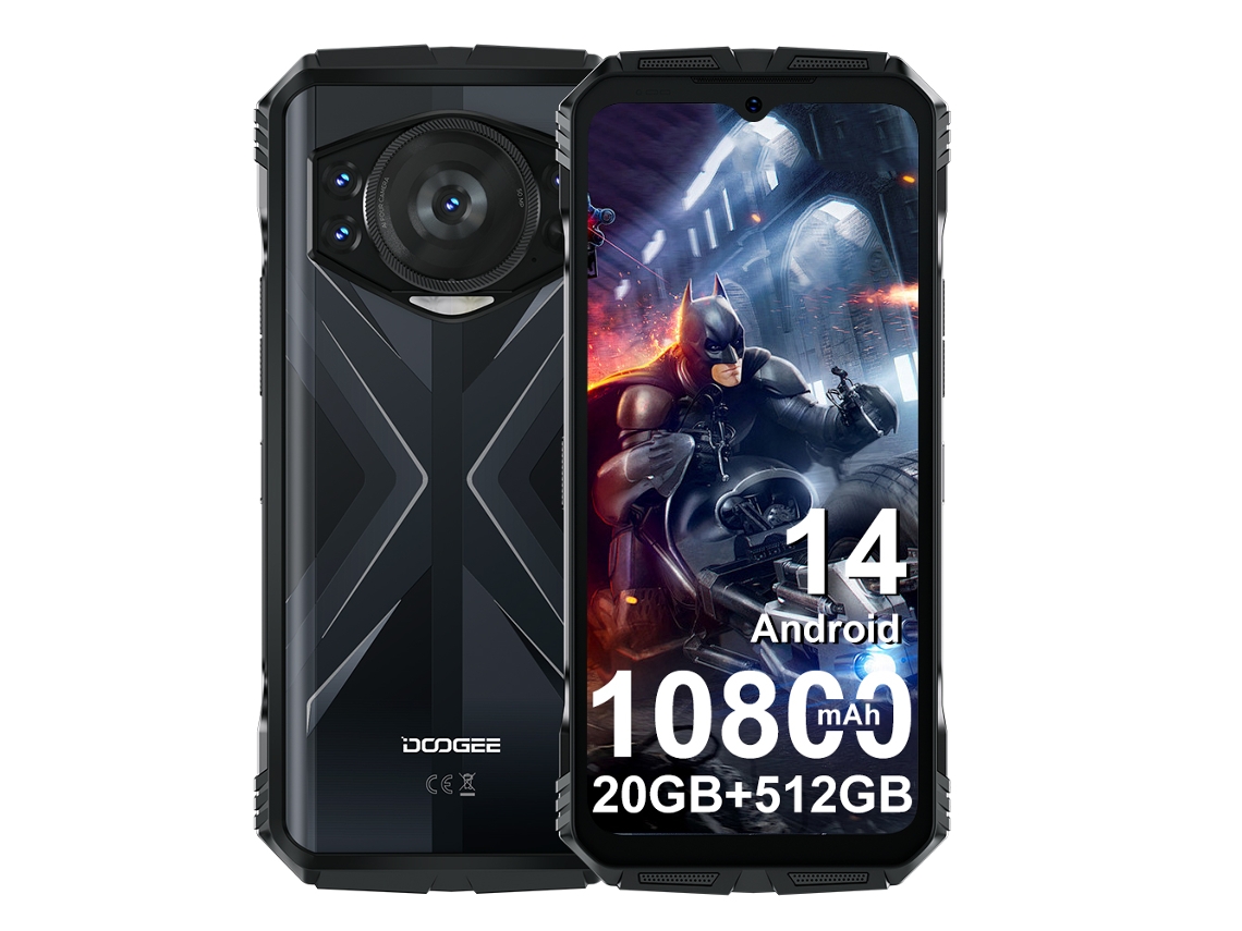 Smartphone 4G DOOGEE S118 6.58” 20Gb 512Gb Prata