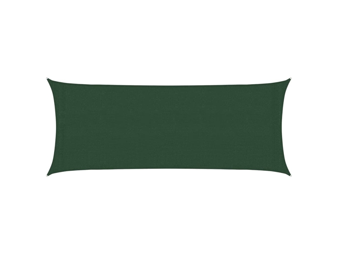 Toldo vela VIDAXL Verde (2x5 m)