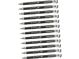 Conjunto De 12 Canetas Em Gel Apagáveis Com Ponta Abs Para Escrita