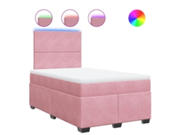 Box Spring Bed, Box Spring Beds Vidaxl Cor-de-rosa Veludo (120 X 190 Cm)