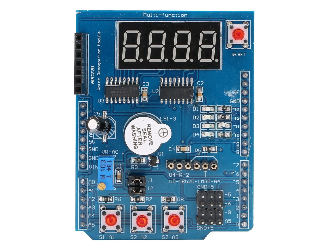 Placa De Expansão Multifuncional Kit Shield Sensor Acessórios De Computador Dc 5v