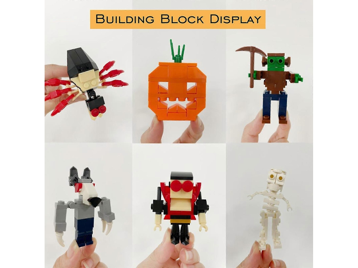 Mini Blocos De Construção De Halloween 12 Em 1 Para Meninos E Meninas, Lembrancinhas Para Festa De Halloween Ly Ebike