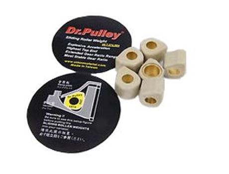 Juego Rodillos Variador Dr Pulley 25x15 13gr Negro Unica Turbo Kit