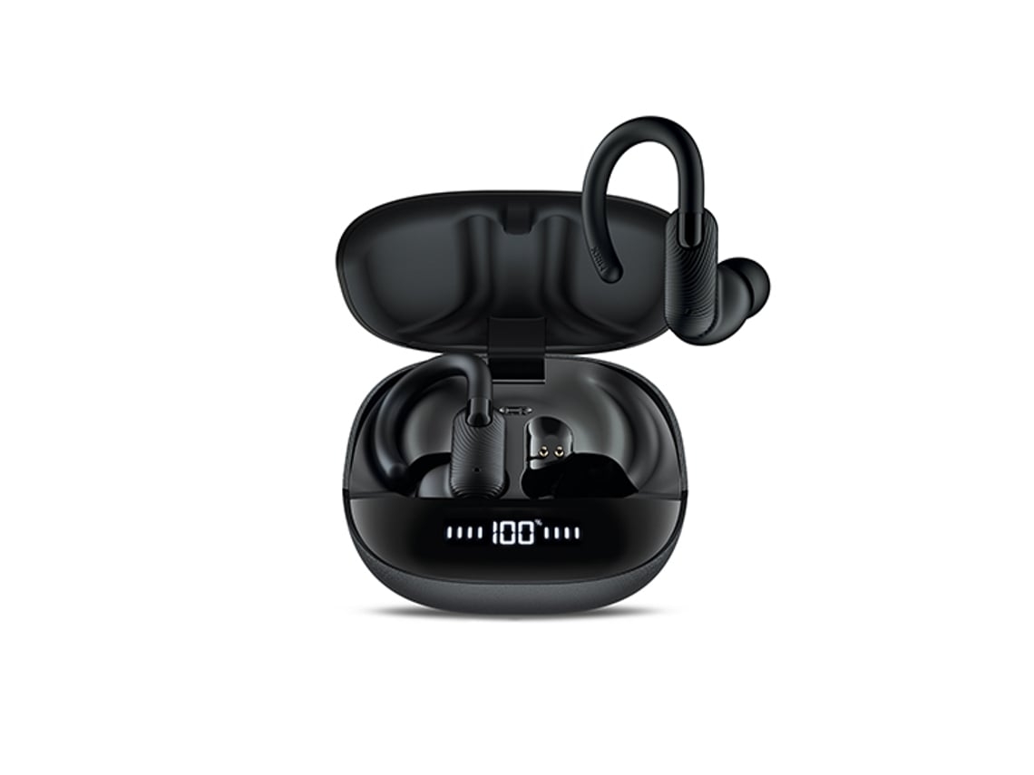 Auriculares MIXX Sport Charge 2  (Outlet Caixa Aberta - Autonomia: Até 7 horas - Preto)