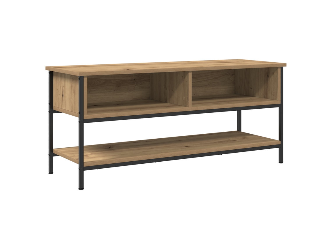 Conjunto 1 Gabinete Para Tv Vidaxl Castanho Derivados De Madeira (100 X 35 X 45 Cm)