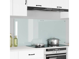 Vidaxl Painel De Cozinha 2 Unid. Branco 70 X 60 Cm Vidro Temperado