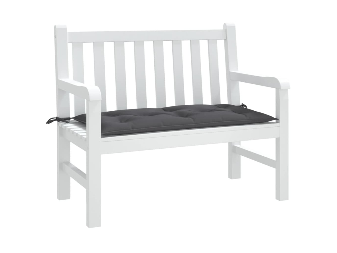 Vidaxl Almofadão P/ Banco De Jardim 100x50x7cm Tecido Oxford Antracite