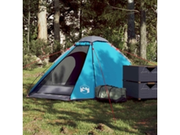 Vidaxl Tenda De Campismo Cúpula Para 2 Pessoas Impermeável Azul