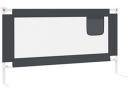 Barreira de Cama VIDAXL Infantil (Cinzento - 150x25x95 cm)