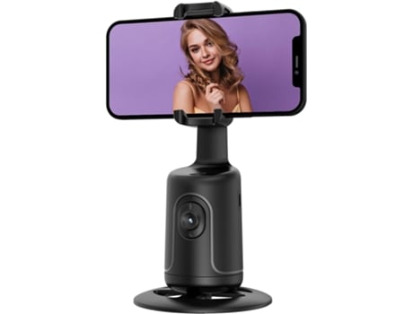 Tripé Com Rastreamento Facial Automático, Rotação De 360°, Suporte Para Celular Com Rastreamento Automático, Sem Aplicativo
