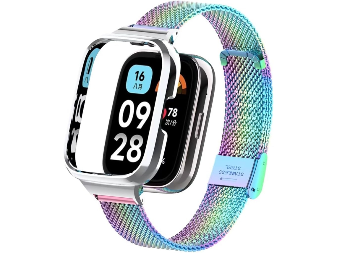 Pulseira Compatível Com Redmi Watch 3 Active, De Substituição Em Aço