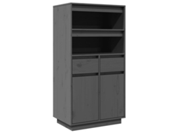 Highboard, Highboards Vidaxl Cinzeto Madeira De Pinho (n/a)