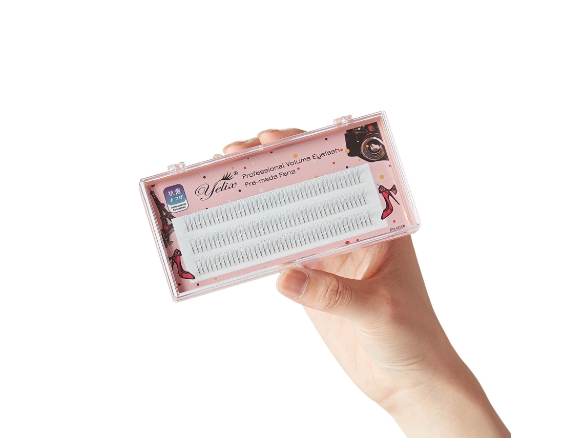 Conjunto De Cílios Falsos Com Pestanas Longas Para Maquiagem - Fácil De Usar E Sem Prejuízo Para Os Olhos