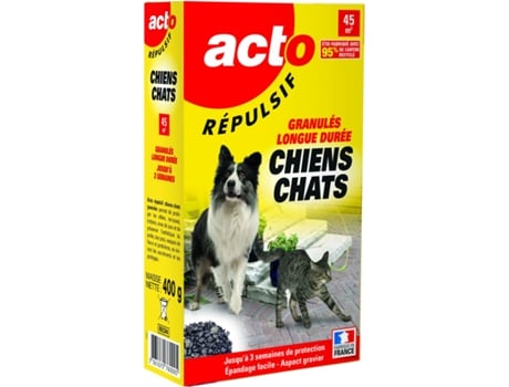 Repelente Cães Gatos Acto Longa Duração Ação Olfativa Por Espalhamento Cria Uma Barreira Intransponível