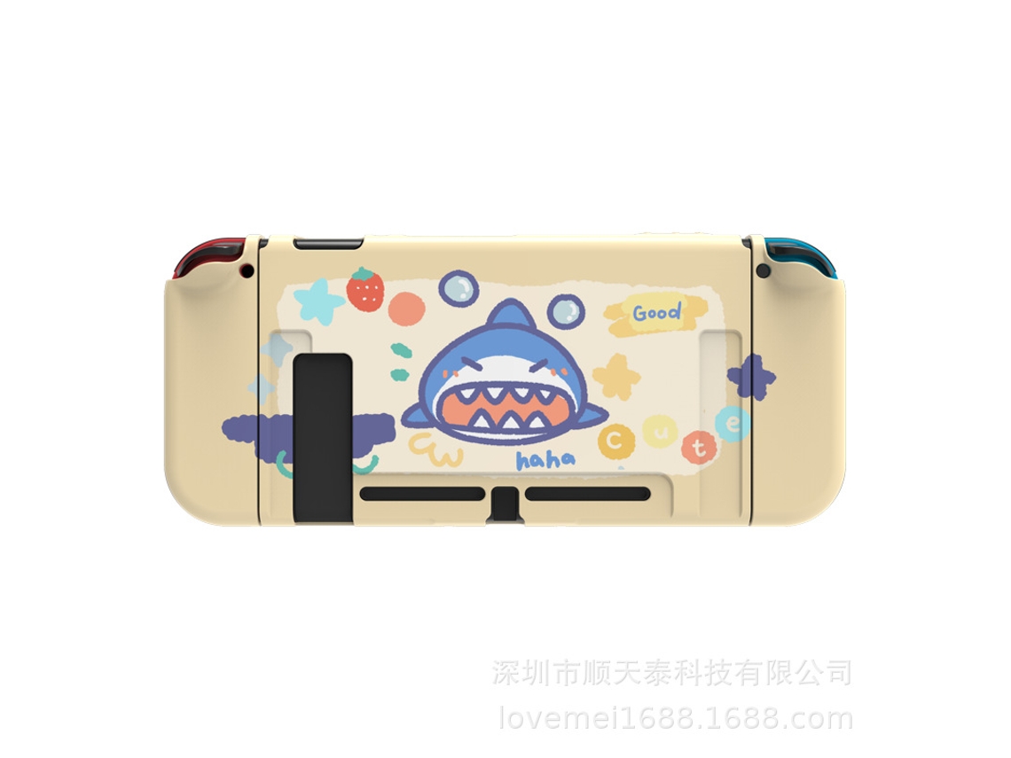 Capa protetora Encaixável para Nintendo Switch, capa fina e macia de TPU para console NS e controles Joy com BRILVIBERA