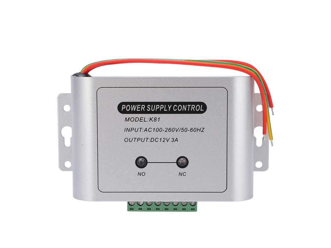 Fuente De Alimentación Controladora 12v 3a Eléctrica Para Intercomunicador Timbre Puerta Sistema De Acceso 100‑260v