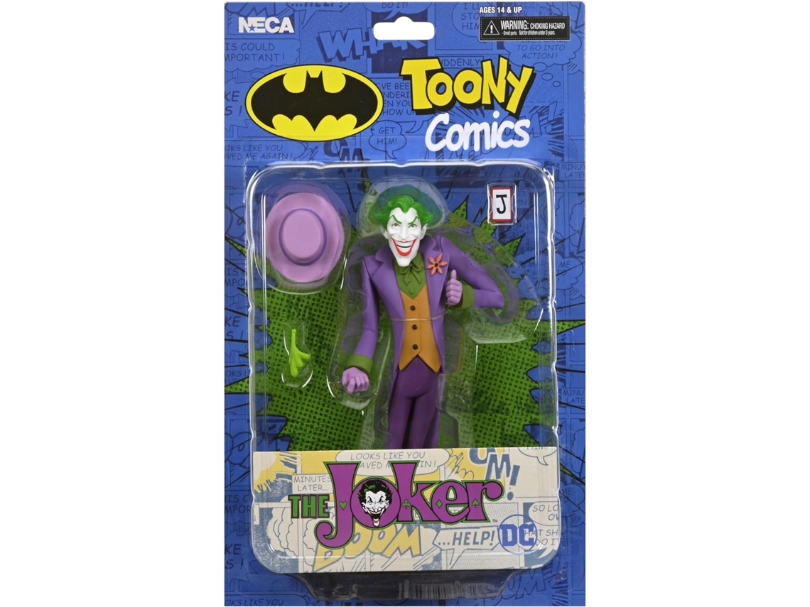 Figura De Ação - Neca - Toony Classics O Coringa - 15 Cm - Preto - Para Crianças A Partir De 4 Anos