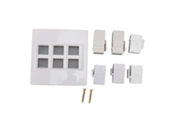 Painel de Parede com USB 3.0 e suporte RJ45 EOOCOO