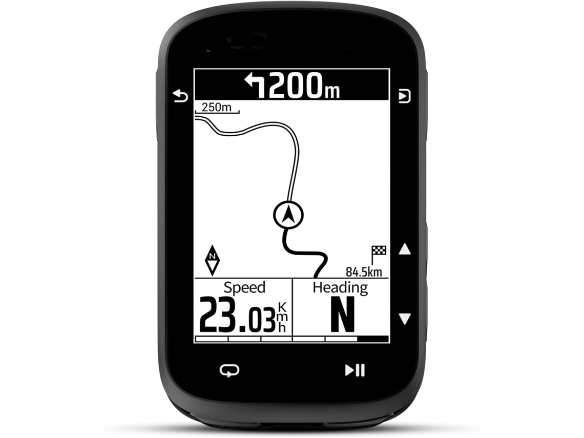 Ciclocomputador Sem Fio Com Gps E Tela Lcd De 2,6 Polegadas, Navegação De Rotas, Bluetooth 5.0 E Ant (preto)