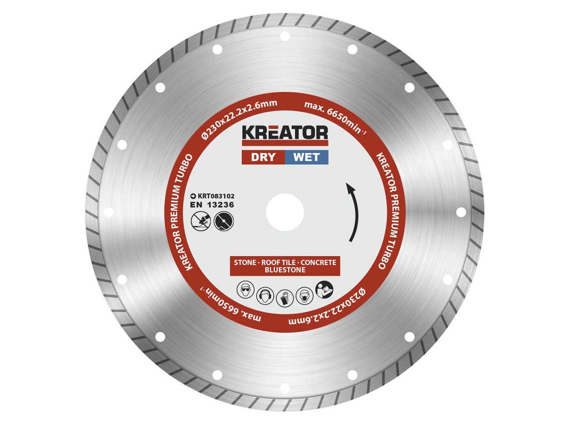 Disco de Diamante 230 Mm Prateadokreator