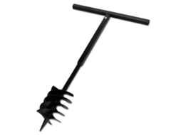 Broca Terreno Manuseado Handle Bit 180 Mm Com 3 Espirais De Aço Pretos