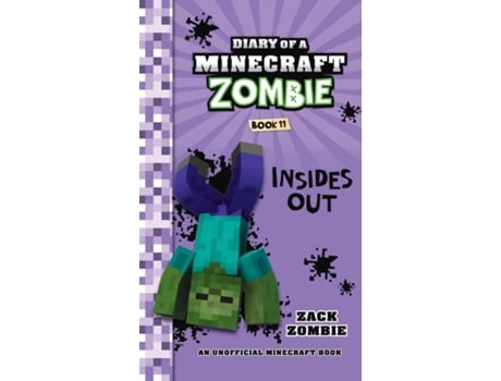 Livro Diary of a Minecraft Zombie Book 11 Insides Out de Zack Zombie (Inglês)