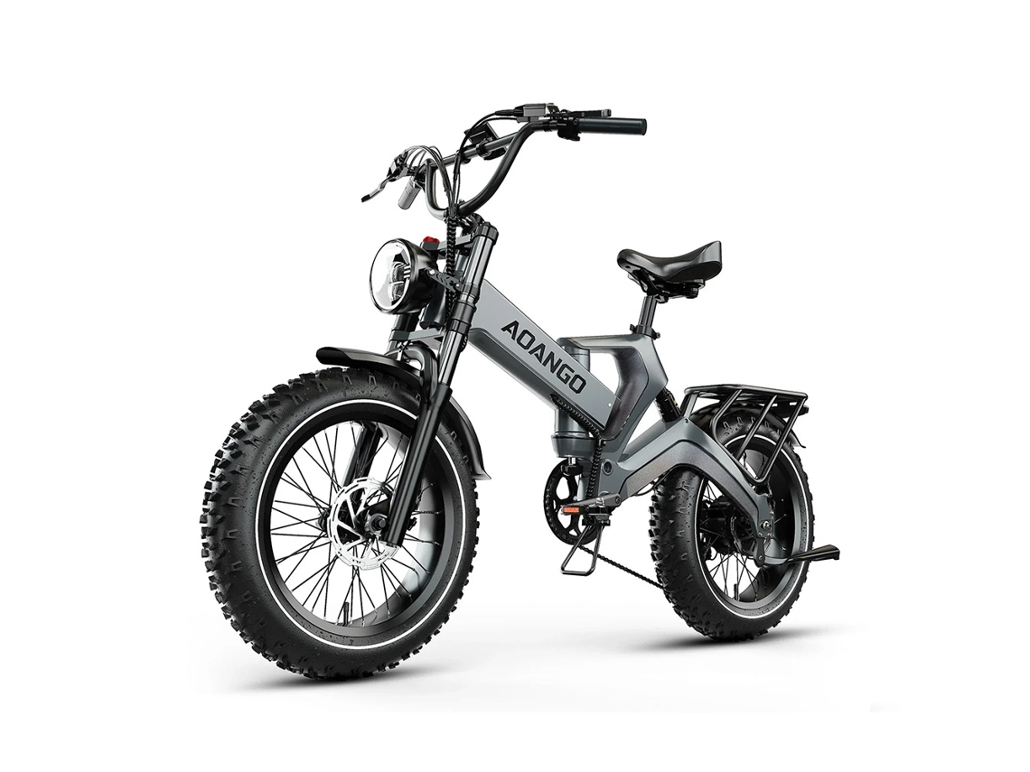 Bicicleta Elétrica Com Suspensão Completa Aoango K6f E Bateria De 48v 35ah