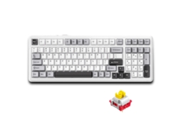 Teclado Mecânico Aula F99 Teclado Sem Fio Com Montagem Em Junta E Conectividade Tri Mode Teclado Para Jogos De 99 Teclas Com Baixo Atraso E Efeito De