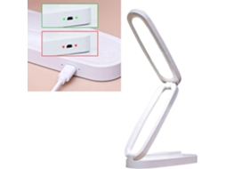 Luminária De Mesa Led Sungooyue, Dobrável E Recarregável, Com 3 Níveis De Brilho Ajustáveis, Ideal Para Leitura E Estudo