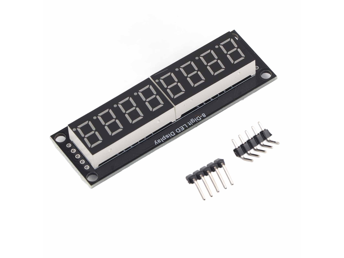 Módulo Display Tubo Digital Led 8 Dígitos 7 Segmentos