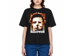 Rockinstone Halloween Movie Multiple Logos Black Adult T-shirt Size:xxxl