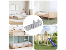 Vidaxl Chave Hexagonal 4675 Unid. Prateado 20 X 52 Mm Aço