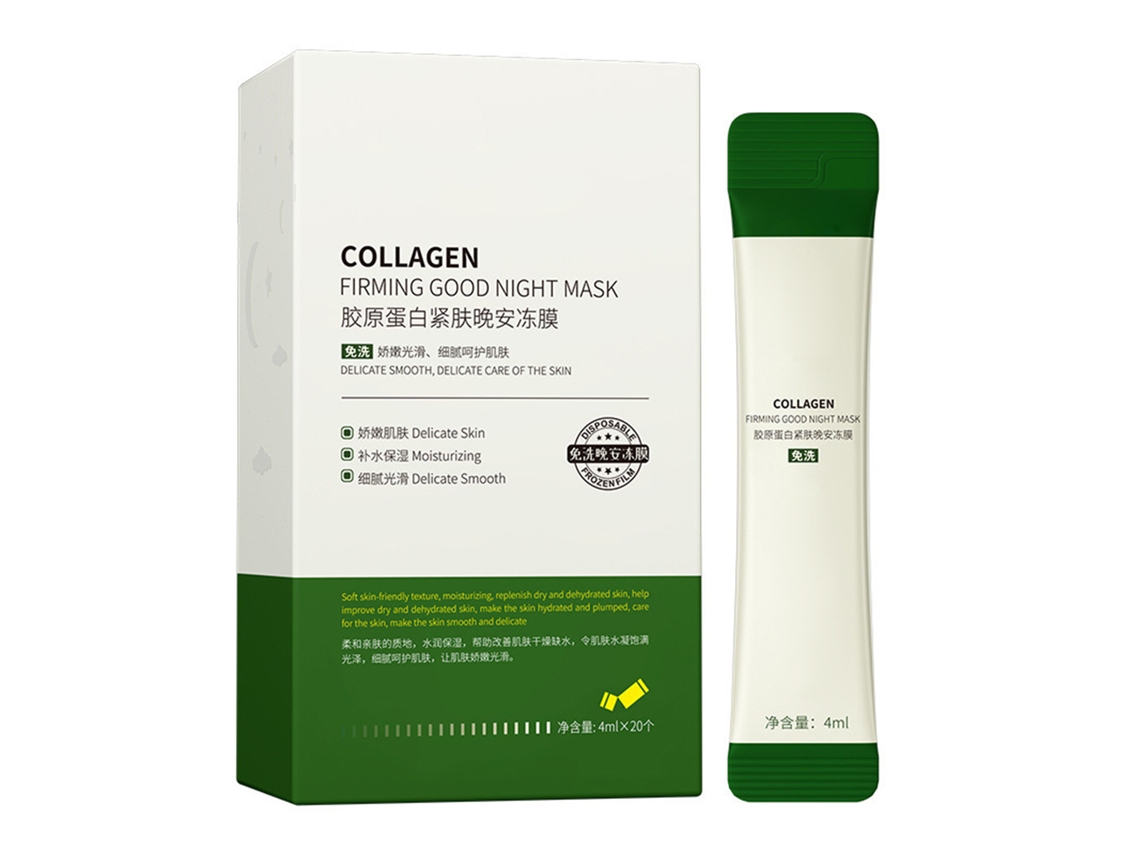 Máscara Facial Noturna Sleeping Máscara Overnight Para Pele Firmante Controle De Oleos Spa 4ml (20 Unidades)