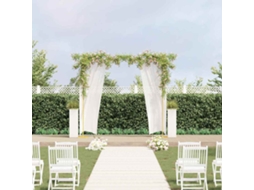Vidaxl Arco De Casamento Ouro 338 X 35 X 300 Cm Aço