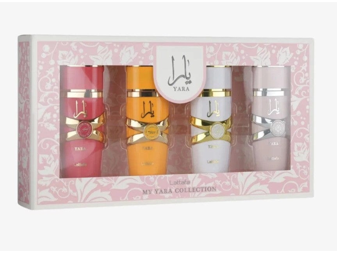 Conjunto de presente Cadeau Yara (4 peças, 25 ml, Lattafa 311)