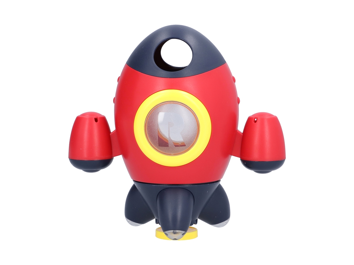Mali brinquedo de Chuveiro de Nave Espacial para Bebê com 18+ Meses Vermelho Jogo de Água Rotativo